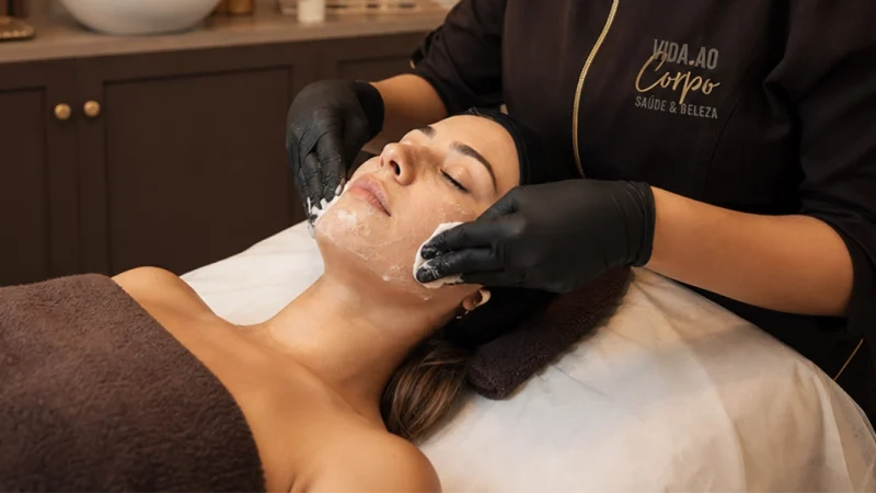 Limpeza de pele no espaço Vida ao Corpo